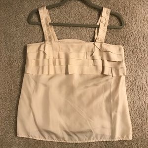 Vintage J.Crew cream silk tank top